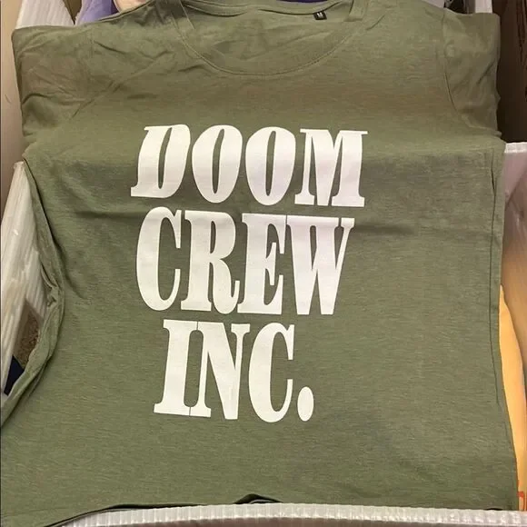 Doom Crew Inc. Olive Green Tee - Picture 1 of 2